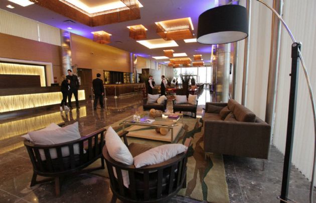 Maravilla la calidad de la construcción del hotel.