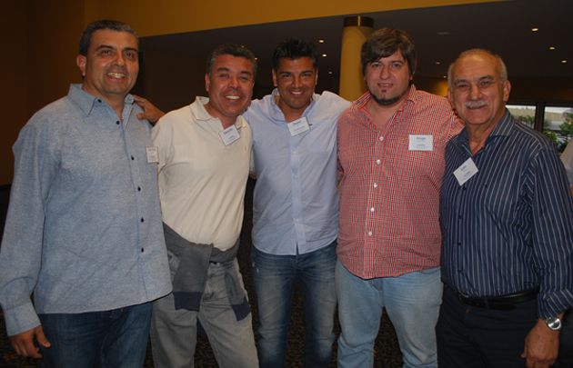 Castro, German, Arce, Huberman y Yunes.