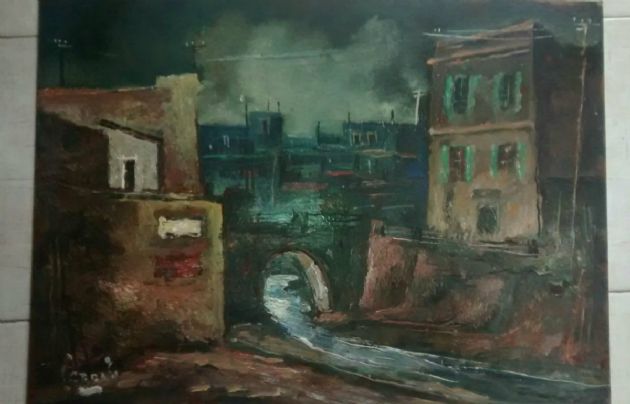 La obras de arte pertenecen al pintor Egidio Cerrito.