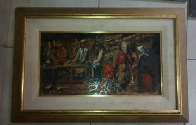 La obras de arte pertenecen al pintor Egidio Cerrito.
