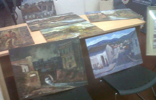 La obras de arte pertenecen al pintor Egidio Cerrito.