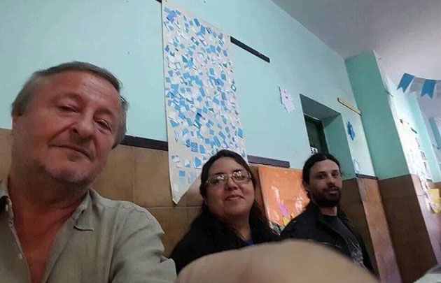 Cristiano Ratazzi fiscalizó para Cambiemos es una escuela de La Matanza.