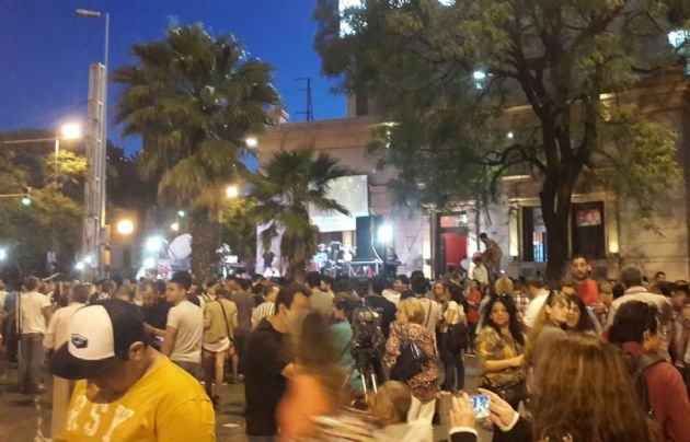 Los militantes radicales y de Cambiemos celebraron en la Casa Radical.