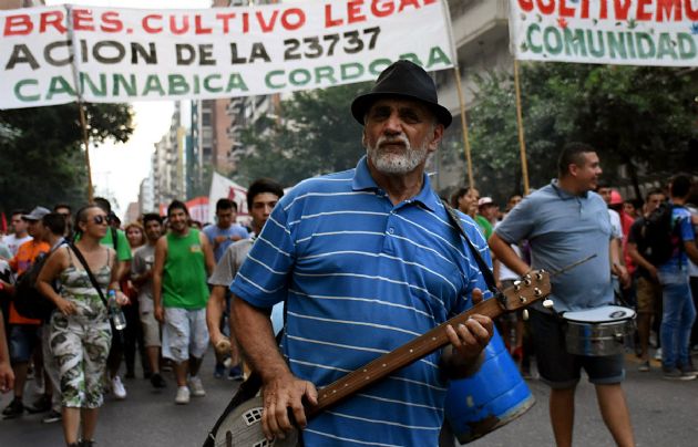 Nueva marcha en reclamo de la despenalización de la marihuana. 