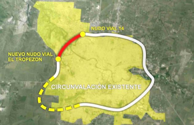 El tramo que se completará.