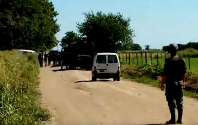 Operativo de Gendarmería en Santa Fe.