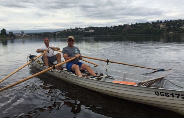 El remo se impone como actividad turística en Carlos Paz.