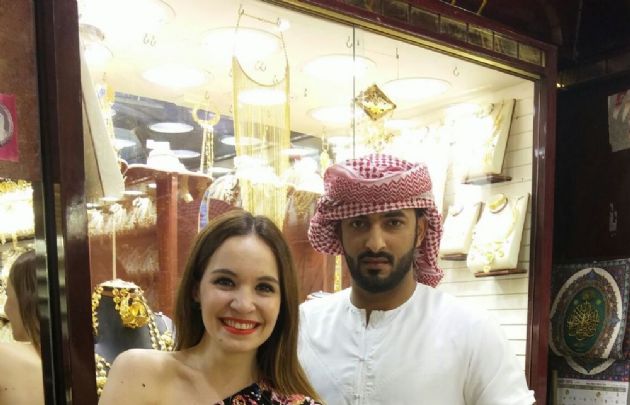 El Zoco de Oro, centro de especias y joyas en Duibái.