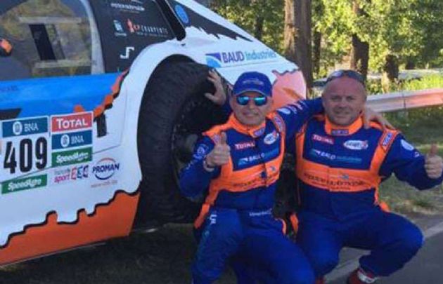 Lionel Baud manejaba el auto 409 que participó en el accidente.