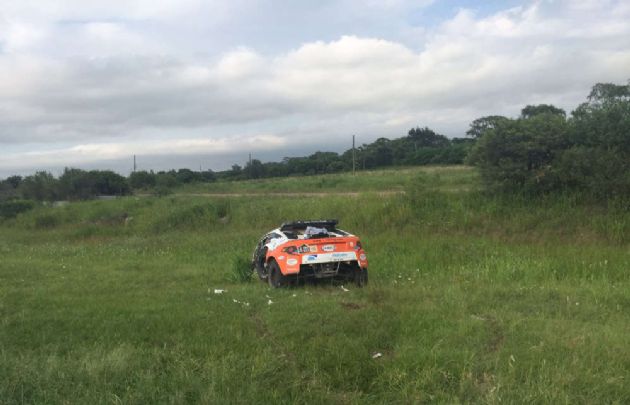 El auto del piloto francés Lionel Baud.