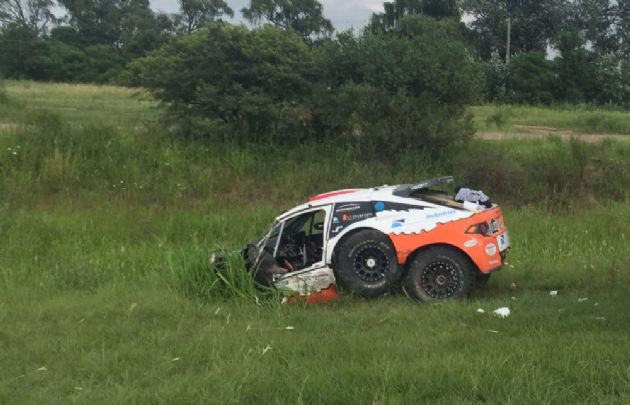 El auto del piloto francés Lionel Baud.