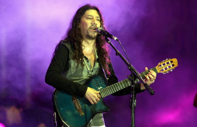 Facundo Toro durante su show en el festival de Jesús María 2016.