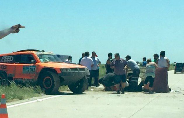 Se registró un accidente en autopista Córdoba-Rosario (Foto: @LourdesGaninB)