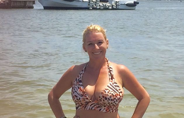 Celeste conquistó las playas de Punta del Este.