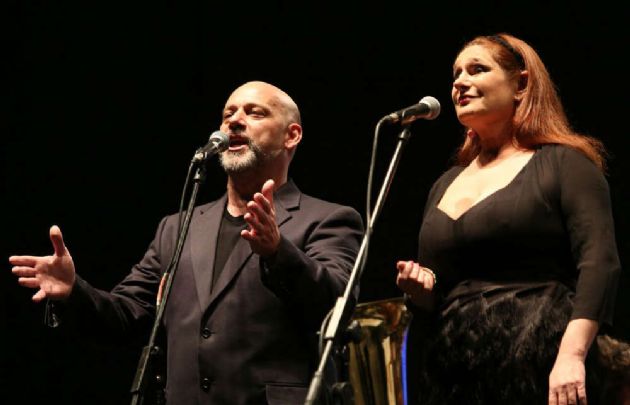 Darío Volonté y Vera Cirkovic, presentes en el show. 