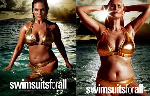 Ashley Graham y Nicola Griffin en la portada de Sport Illustrated.