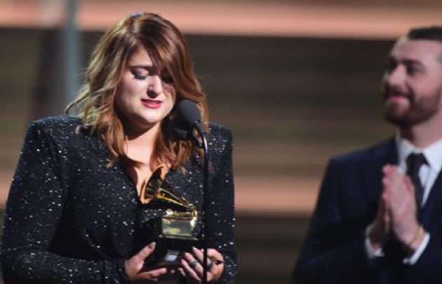 Meghan Traino fue elegida la Mejor Artista en los Grammy. (Foto: AFP)