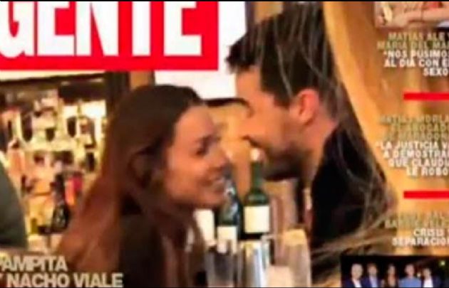 La revista Gente publicó una foto de Pampita con Nacho Viale.
