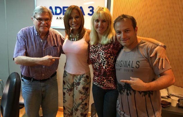 VIDEO: Iliana Calabró y Sebastián Almada  visitaron Cadena 3