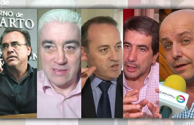Los cinco precandidatos radicales (Foto: Telediario Digital)