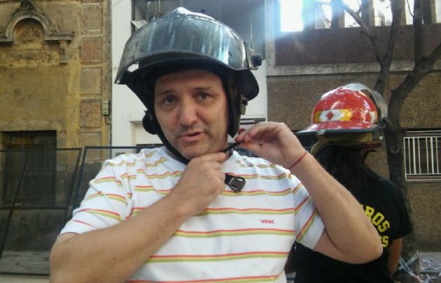 Fabián Robledo, de 49 años, una de las víctimas que sufrió politraumatismos. 