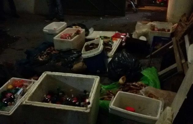 Fueron cuatro los puestos "vaciados" por los inspectores.