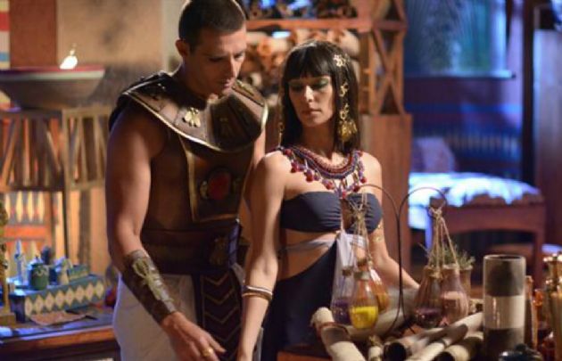 La brasileña ''Moisés y los 10 mandamientos'' es un éxito en Argentina (Foto: Telefé)