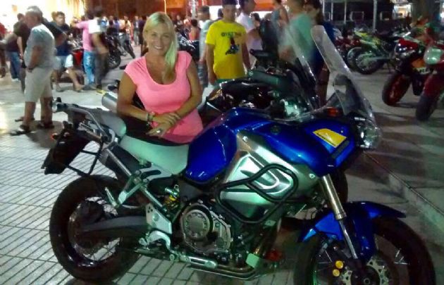 Celeste, una apasionada de las dos ruedas.