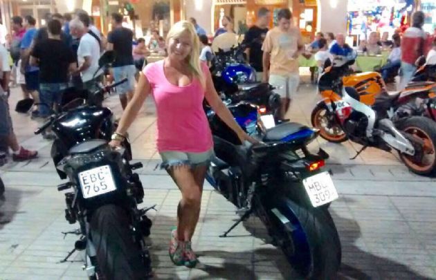 Celeste, una apasionada de las dos ruedas.