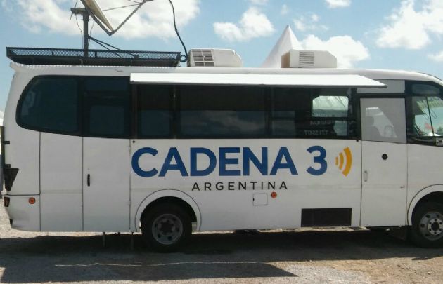 Cadena 3 en el Moto GP de Termas de Río Hondo.