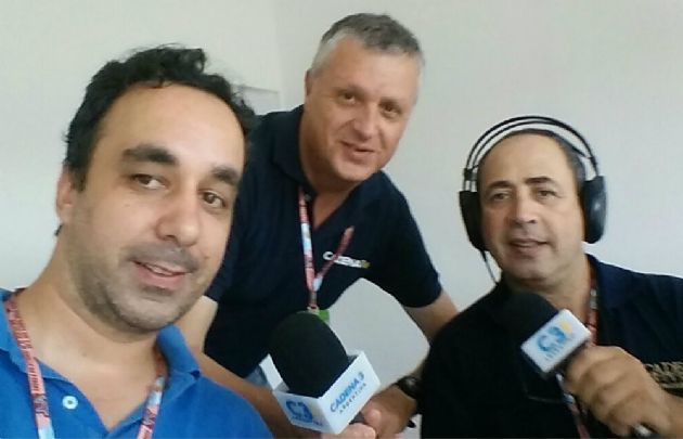 El equipo de Cadena 3 en Termas de Río Hondo.