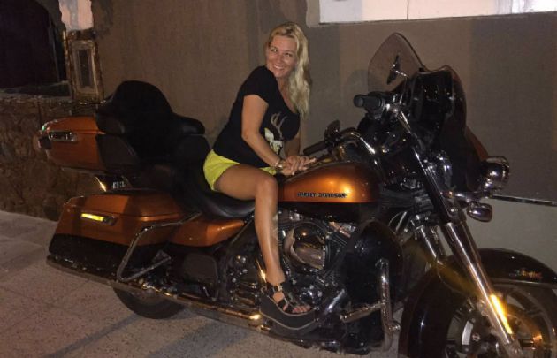 Celeste cautivó a todos en el Moto GP.