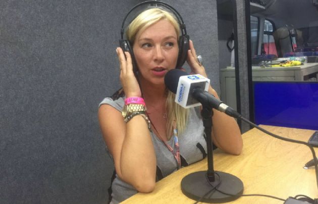 Celeste cautivó a todos en el Moto GP.