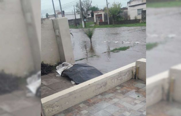 Así quedó Pozo del Molle tras las inundaciones. 
