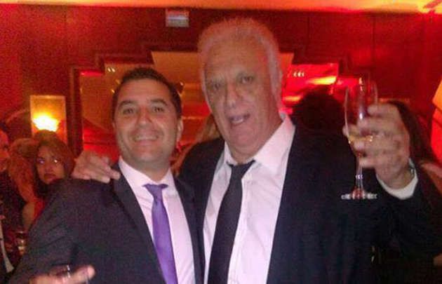 El Coco Basile, uno de los integrantes del equipo de solteros. 