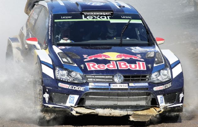 Latvala voló en los primeros tramos de la competencia.
