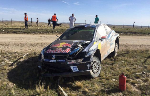 Latvala se accidentó y debió abandonar (Foto:@fmcgough)