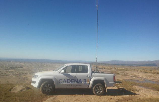 Cadena 3 en el Rally Argentina.