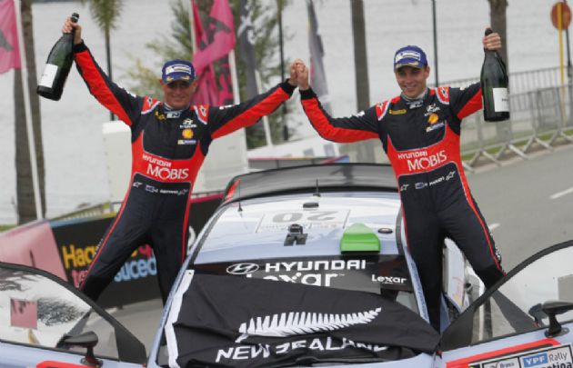 Paddon fue el más rápido y ganó