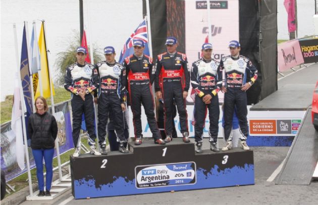Los más veloces del Rally Argentina 2016.