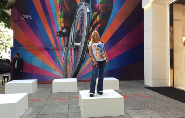 Celeste Benecchi en Sao Paulo, Brasil.