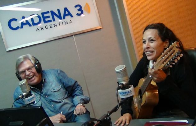 La artista desplegó un amplio repertorio musical.