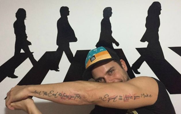 Juan Taleb, un gran fanático de Paul McCartney.