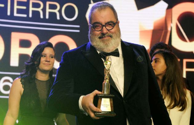 Lanata viene de ganar el Martín Fierro de Oro.