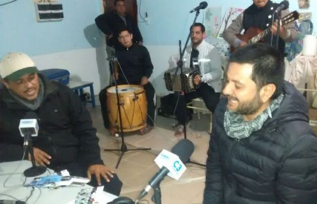 Cadena 3 en la Fiesta de la Cultura Nativa en La Merced, Salta.