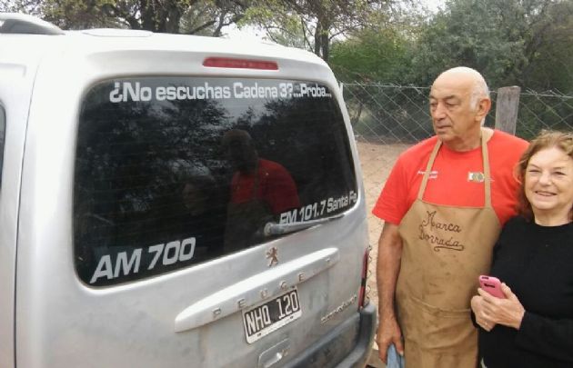 Cadena 3 en la Fiesta de la Cultura Nativa en La Merced, Salta.