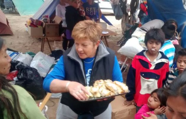 Cadena 3 en la Fiesta de la Cultura Nativa en La Merced, Salta.