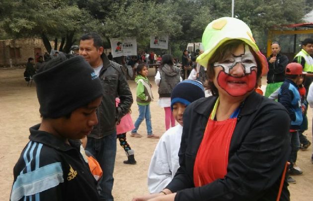 Cadena 3 en la Fiesta de la Cultura Nativa en La Merced, Salta.