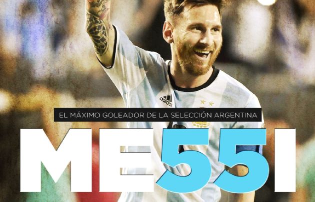 Messi es el máximo artillero de la selección argentina. (Infografía)
