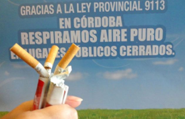 Ley provincial - cigarrillo